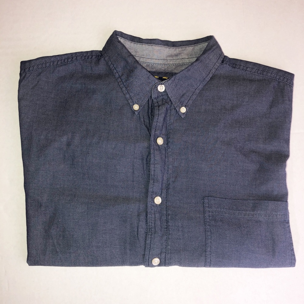 Men chambray shirt size XL